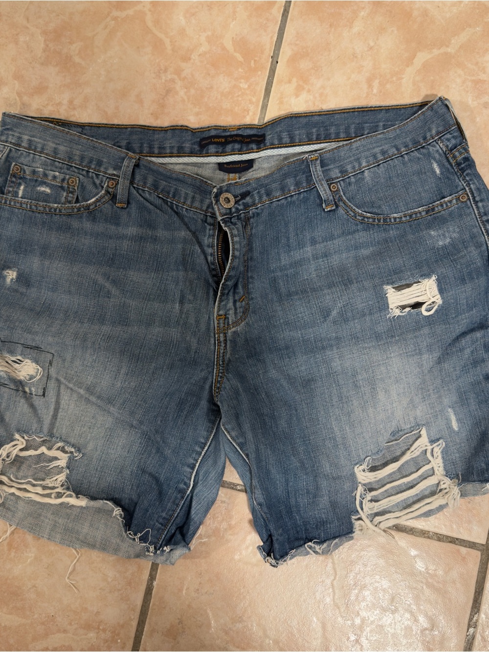 Vintage Levi's Denim Cutoff Shorts Women's Size 16